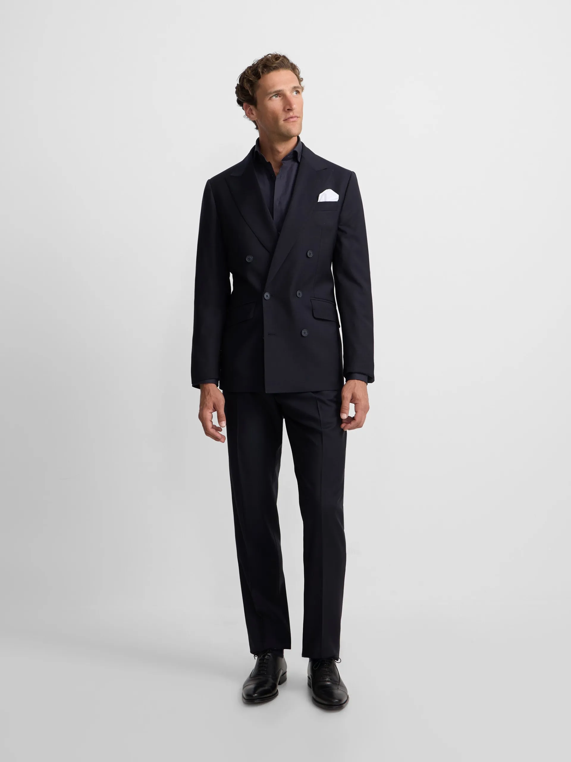 Silbon Formal Y Etiqueta·Trajes-Americana traje cruzado stretch navy Azul marino