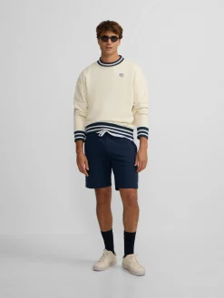 Silbon Smart Casual·Bermudas-Bermuda deportiva azul marino Azul marino