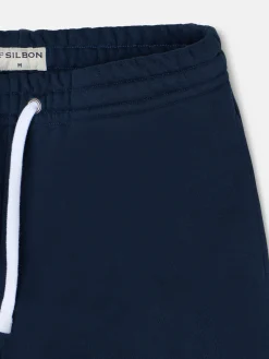 Silbon Smart Casual·Bermudas-Bermuda deportiva azul marino Azul marino