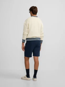 Silbon Smart Casual·Bermudas-Bermuda deportiva azul marino Azul marino