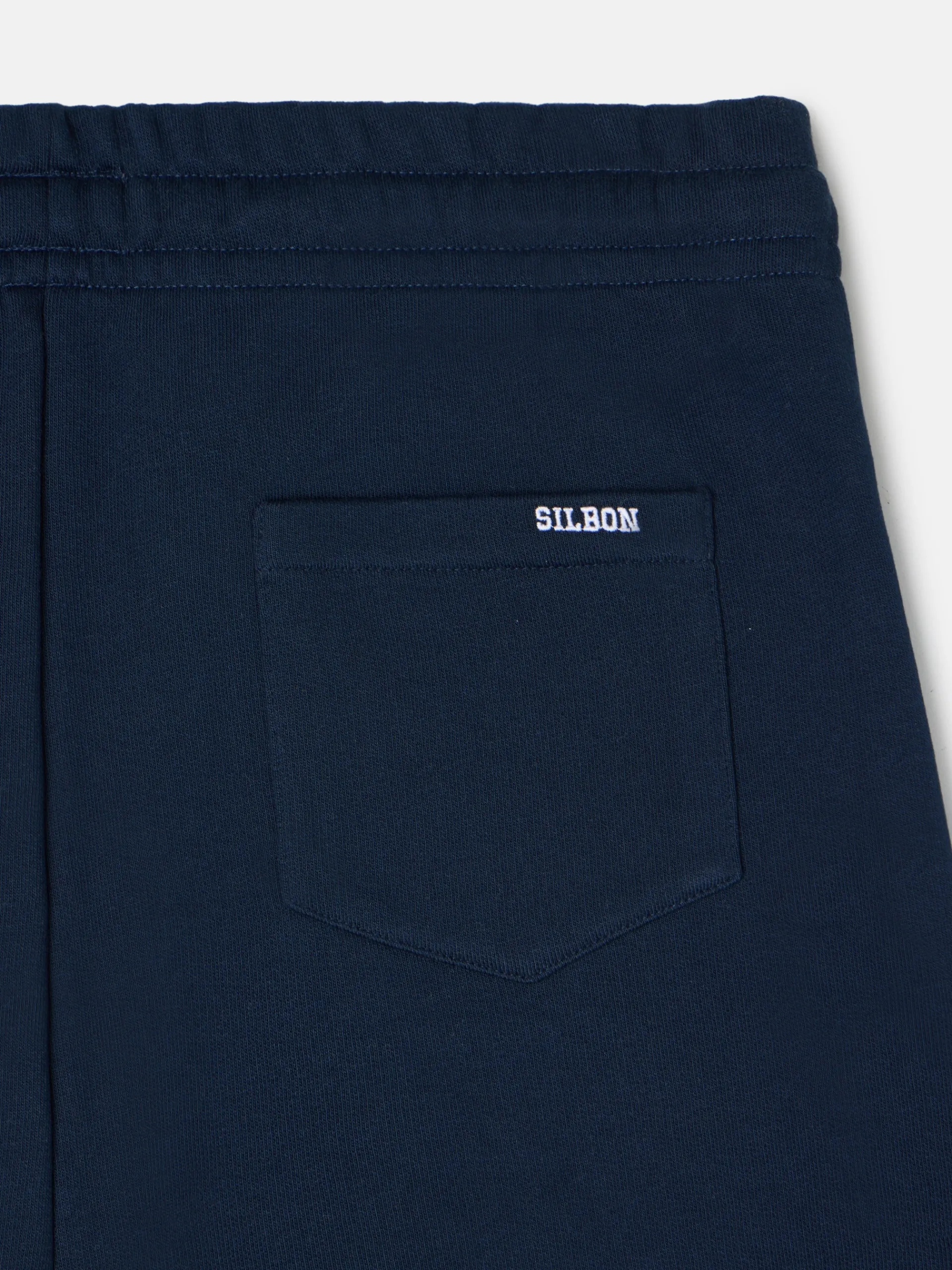 Silbon Smart Casual·Bermudas-Bermuda deportiva azul marino Azul marino