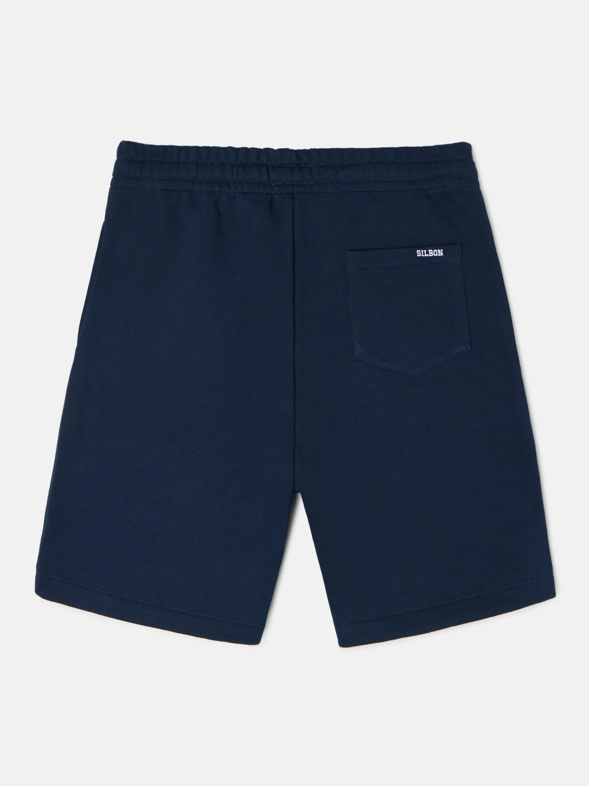 Silbon Smart Casual·Bermudas-Bermuda deportiva azul marino Azul marino