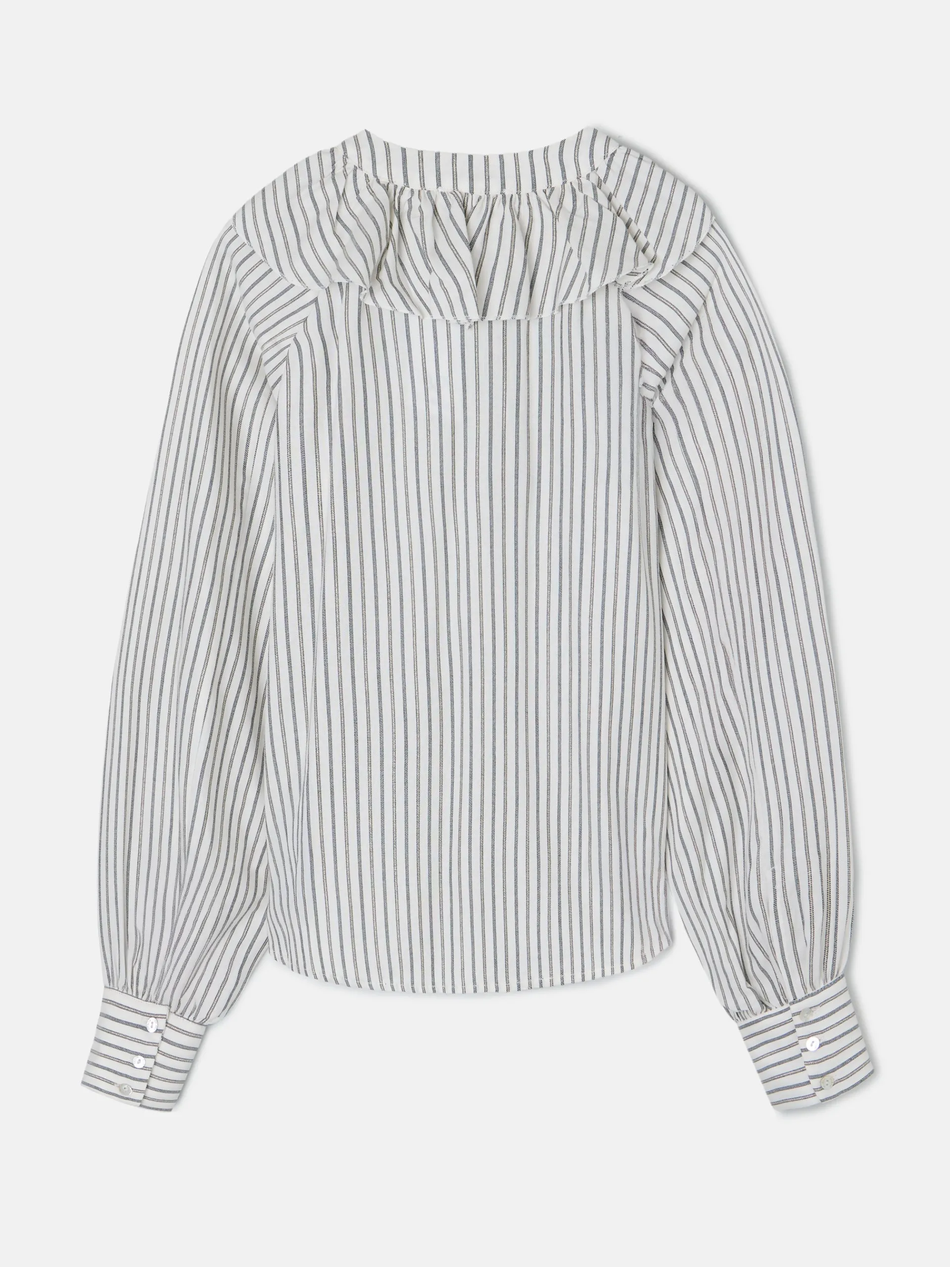 Silbon Camisas Y Blusas-Blusa chorreras rayas blanca Blanco