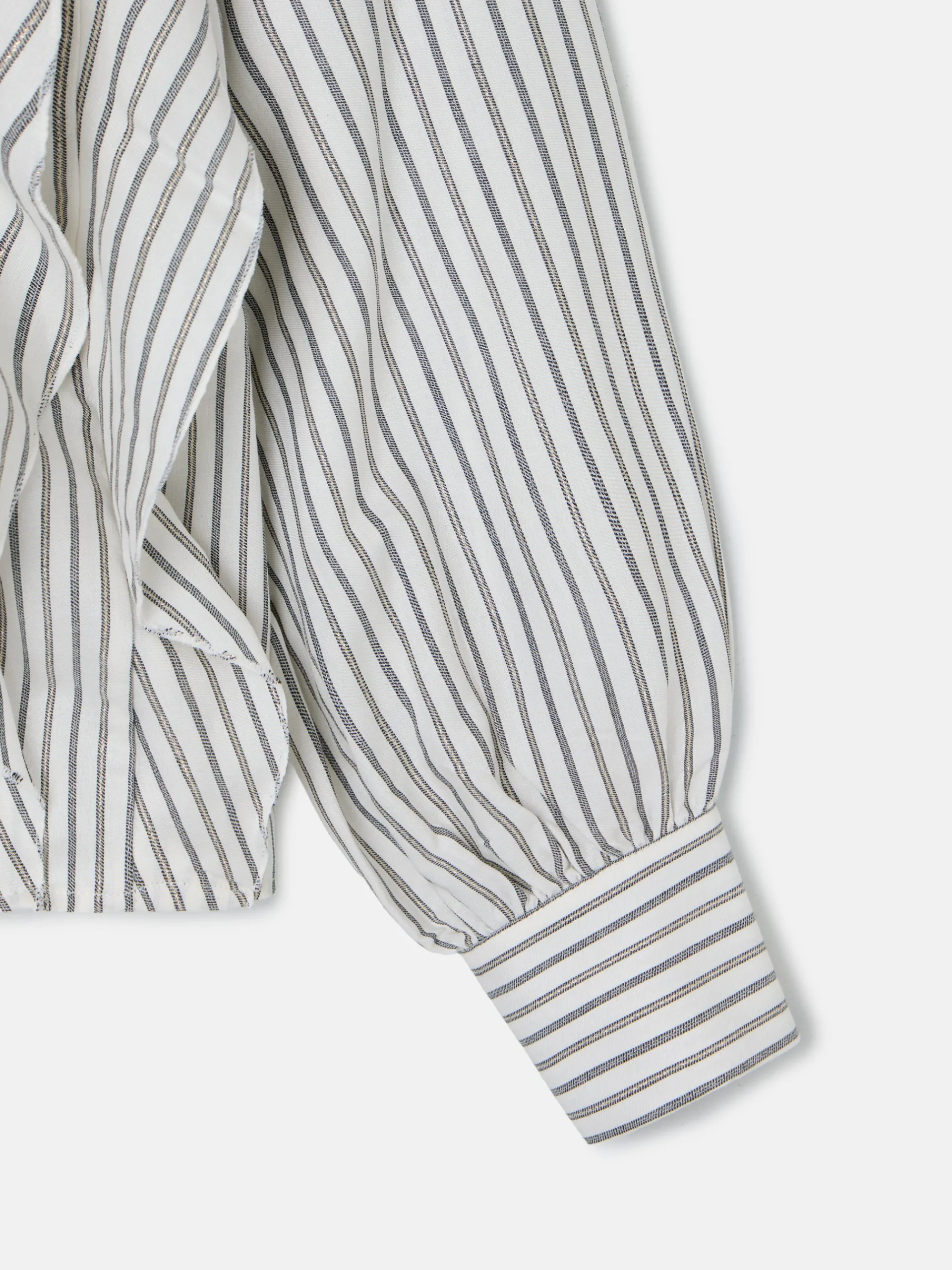 Silbon Camisas Y Blusas-Blusa chorreras rayas blanca Blanco
