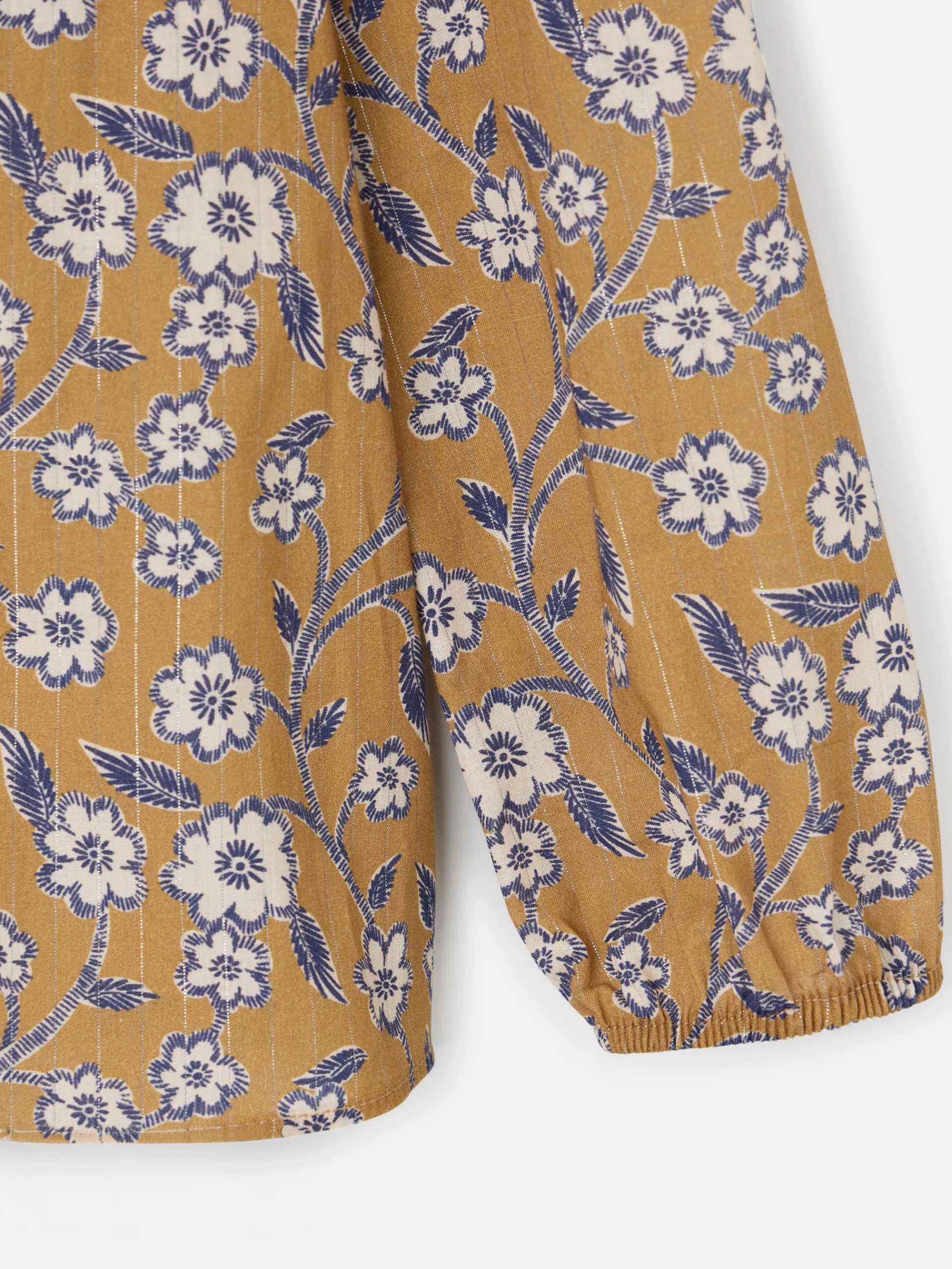 Silbon Camisas Y Blusas-Blusa volantes estampado flores Camel