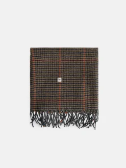Silbon Accesorios·Bufandas, Gorros Y Guantes-Bufanda cuadros Marron