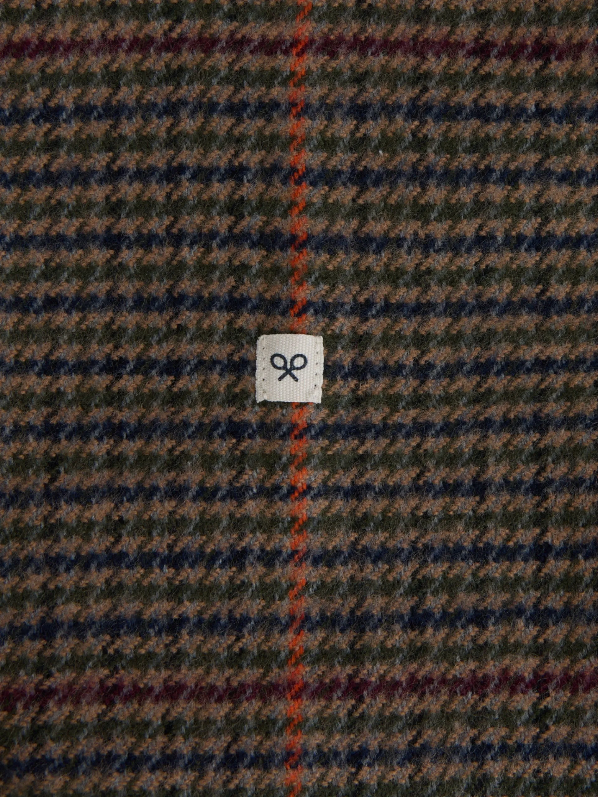 Silbon Accesorios·Bufandas, Gorros Y Guantes-Bufanda cuadros Marron