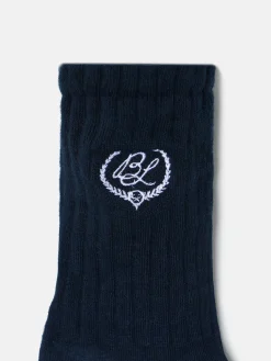 Silbon Accesorios·Calcetines, Bóxer Y Pijamas-Calcetin Beltran Lozano High Golf azul marino Azul marino