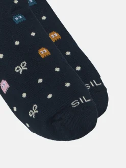 Silbon Calcetines Y Bóxer-Calcetin kids pac-man azul marino Azul&nbsp;marino