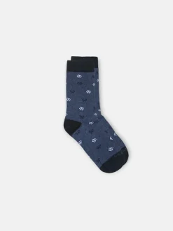 Silbon Calcetines Y Bóxer-Calcetin kids soccer azul indigo Azul indigo