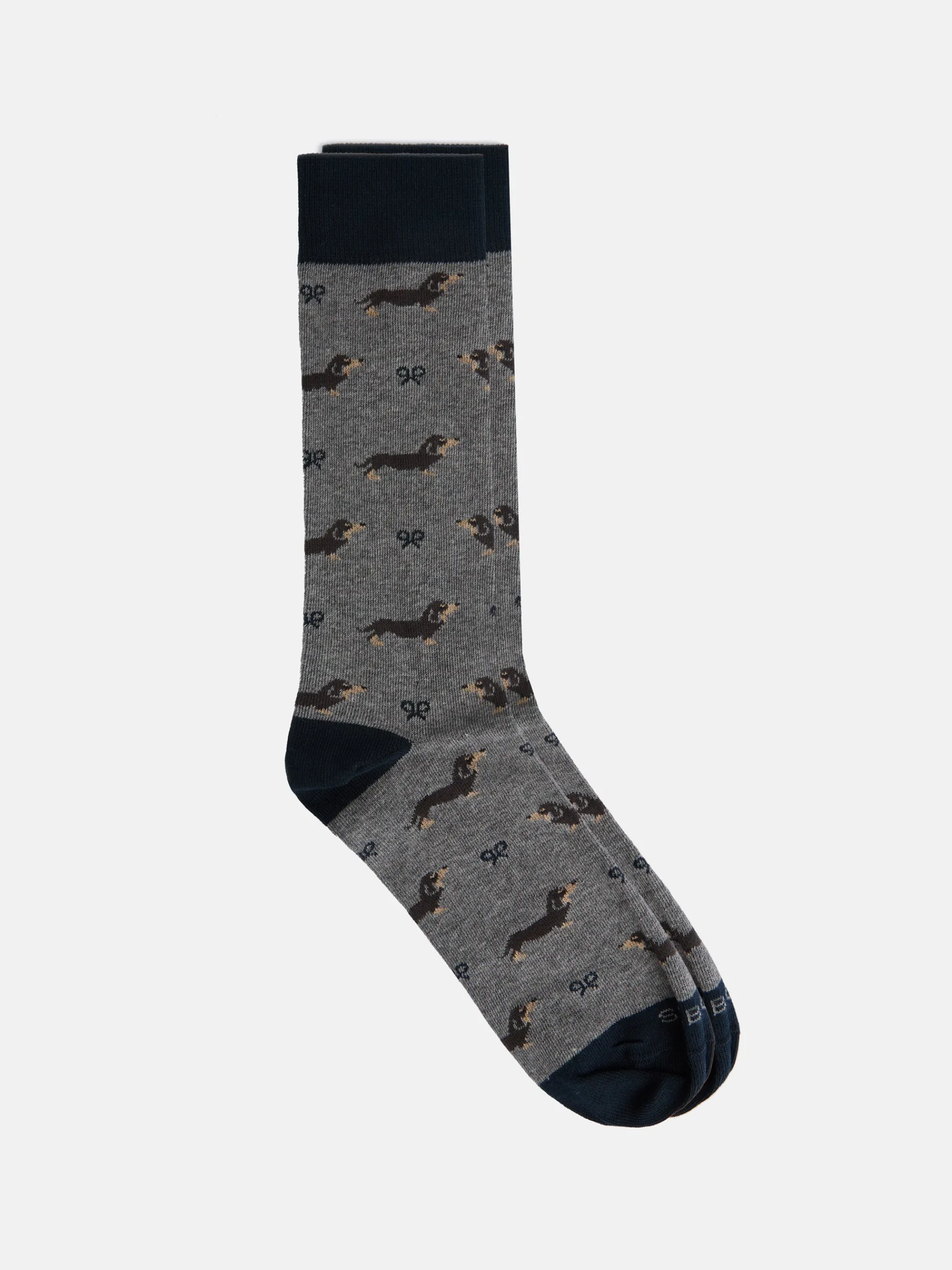 Silbon Accesorios·Calcetines, Bóxer Y Pijamas-Calcetin doggy Gris