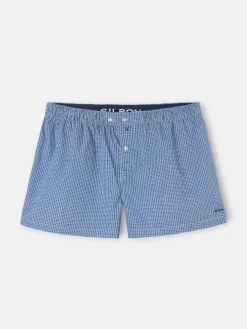 Silbon Accesorios·Calcetines, Bóxer Y Pijamas-Calzoncillo cuadros azul marino Azul marino