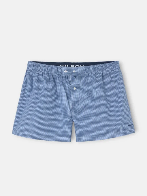 Silbon Accesorios·Calcetines, Bóxer Y Pijamas-Calzoncillo cuadros azul marino Azul marino