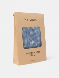 Silbon Accesorios·Calcetines, Bóxer Y Pijamas-Calzoncillo cuadros azul marino Azul marino