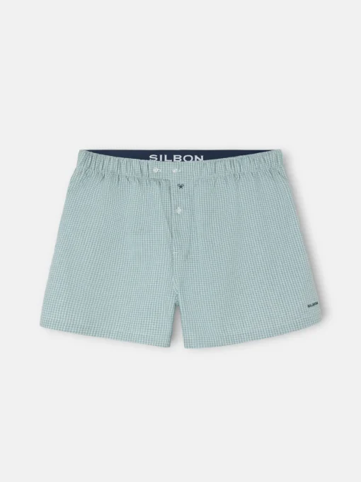Silbon Accesorios·Calcetines, Bóxer Y Pijamas-Calzoncillo cuadros Verde