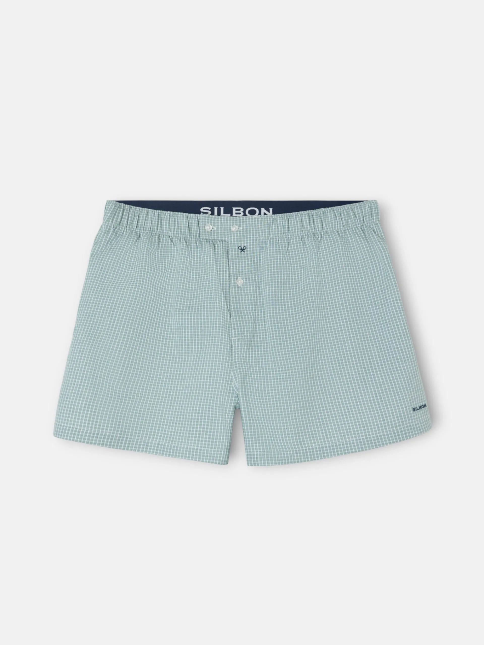 Silbon Accesorios·Calcetines, Bóxer Y Pijamas-Calzoncillo cuadros Verde
