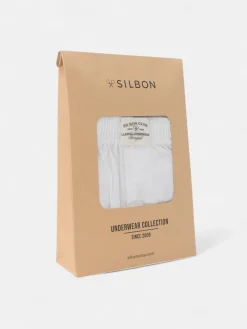 Silbon Accesorios·Calcetines, Bóxer Y Pijamas-Calzoncillo liso minilogo Blanco