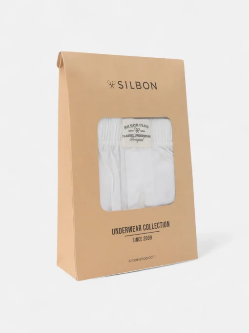 Silbon Accesorios·Calcetines, Bóxer Y Pijamas-Calzoncillo liso minilogo Blanco