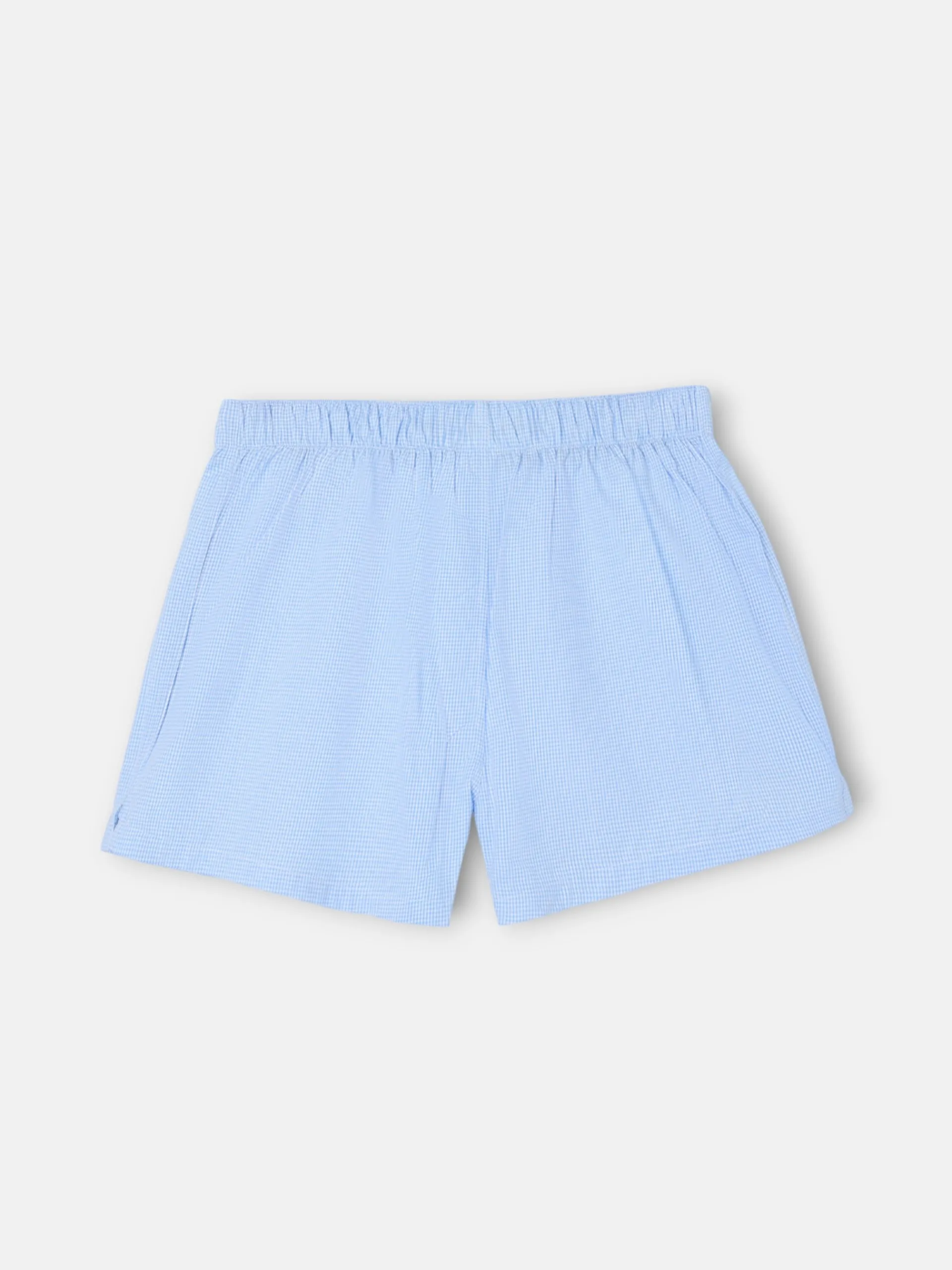Silbon Accesorios·Calcetines, Bóxer Y Pijamas-Calzoncillo mini cuadro azul celeste Azul celeste