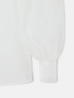 Silbon Camisas Y Blusas-Camisa CaprileX organza blanca Blanco