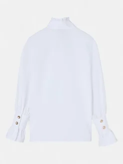 Silbon Camisas Y Blusas-Camisa detalle puño blanca Blanco
