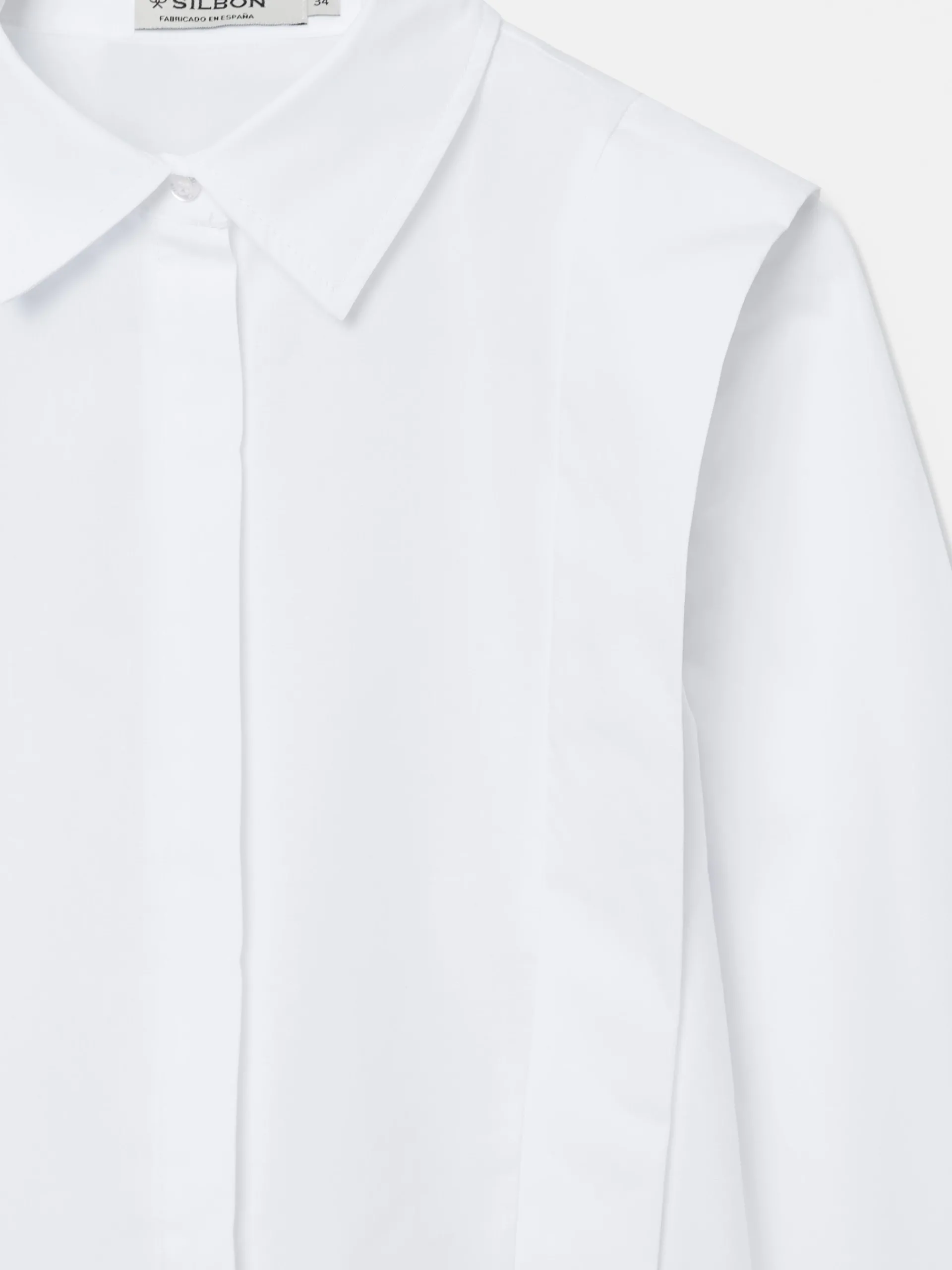 Silbon Camisas Y Blusas-Camisa estructurada blanca Blanco