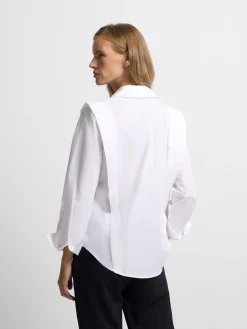 Silbon Camisas Y Blusas-Camisa estructurada blanca Blanco