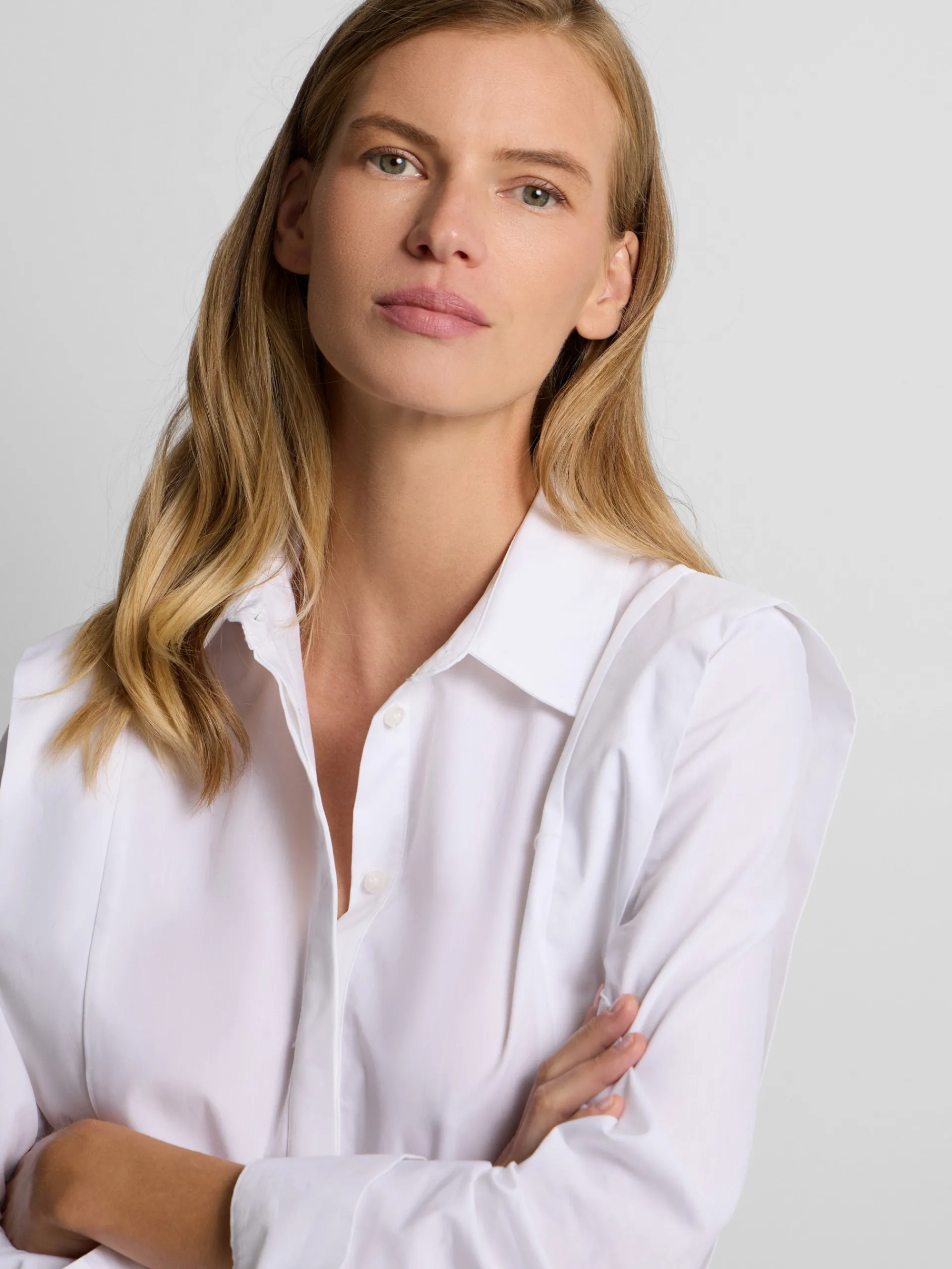 Silbon Camisas Y Blusas-Camisa estructurada blanca Blanco