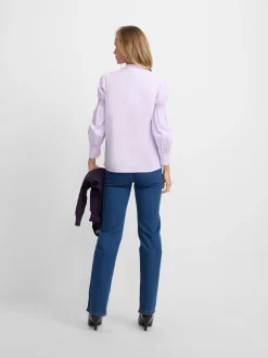 Silbon Camisas Y Blusas-Camisa fruncidos Malva