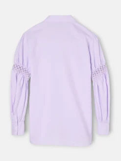 Silbon Camisas Y Blusas-Camisa fruncidos Malva