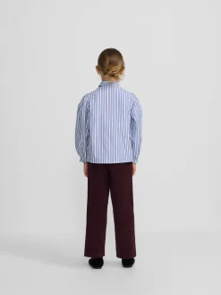Silbon Camisas Y Blusas-Camisa girl fruncidos rayas y blanca Azul