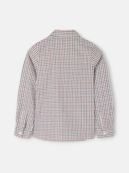 Silbon Camisas Y Blusas-Camisa girl volante cuadros azul y rojo Azul y rojo