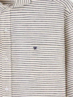 Silbon Smart Casual·Camisas Sport-Camisa sport bolsillo raya horizontal azul marino Azul marino