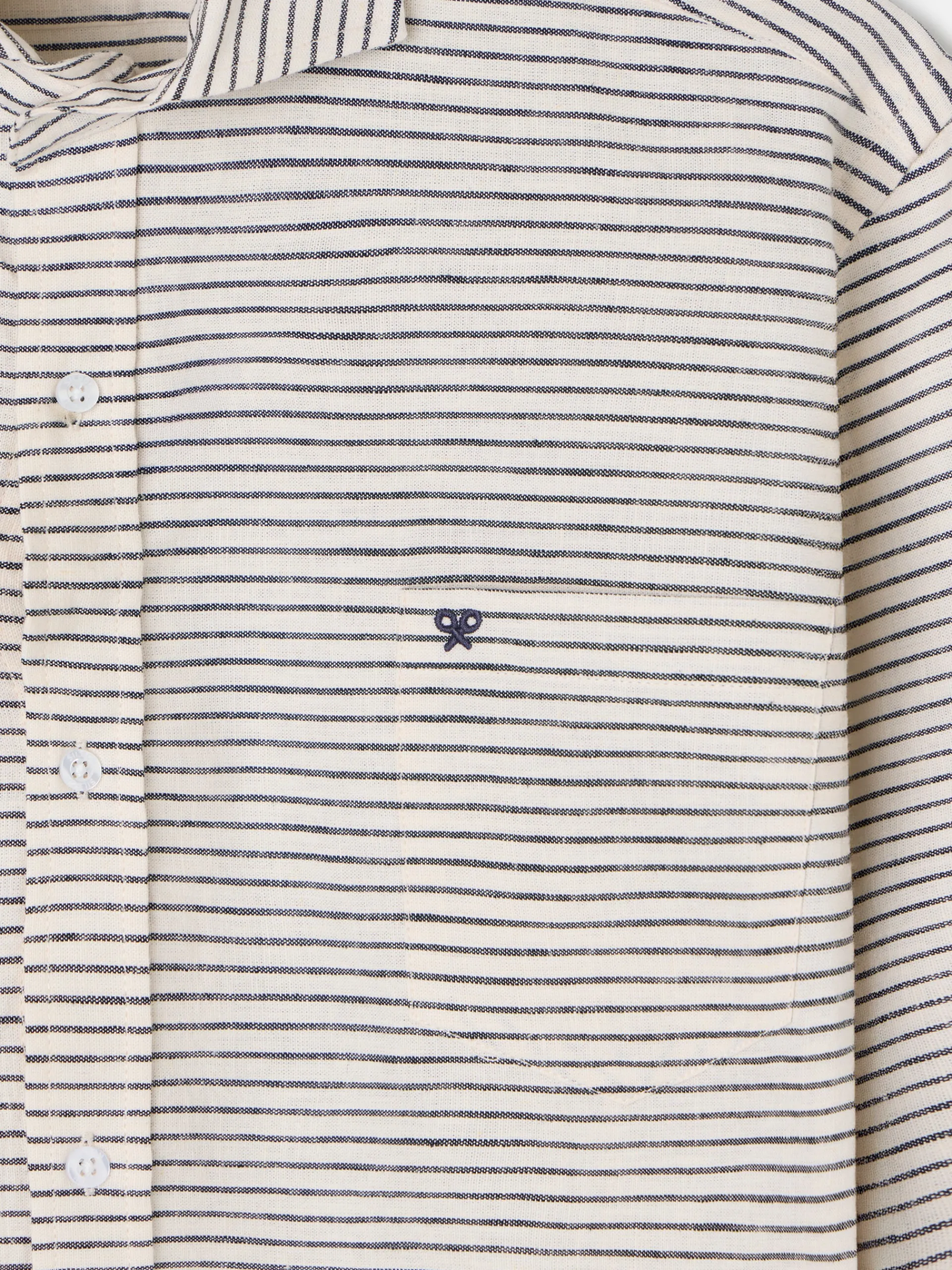 Silbon Smart Casual·Camisas Sport-Camisa sport bolsillo raya horizontal azul marino Azul marino
