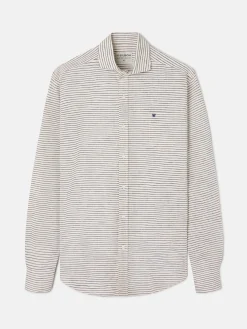 Silbon Smart Casual·Camisas Sport-Camisa sport bolsillo raya horizontal azul marino Azul marino