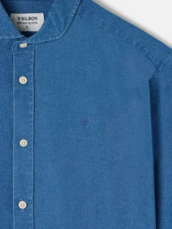 Silbon Smart Casual·Camisas Sport-Camisa sport estructura denim azul medio Azul medio