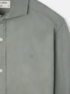 Silbon Smart Casual·Camisas Sport-Camisa sport estructura espiga verde claro Verde claro