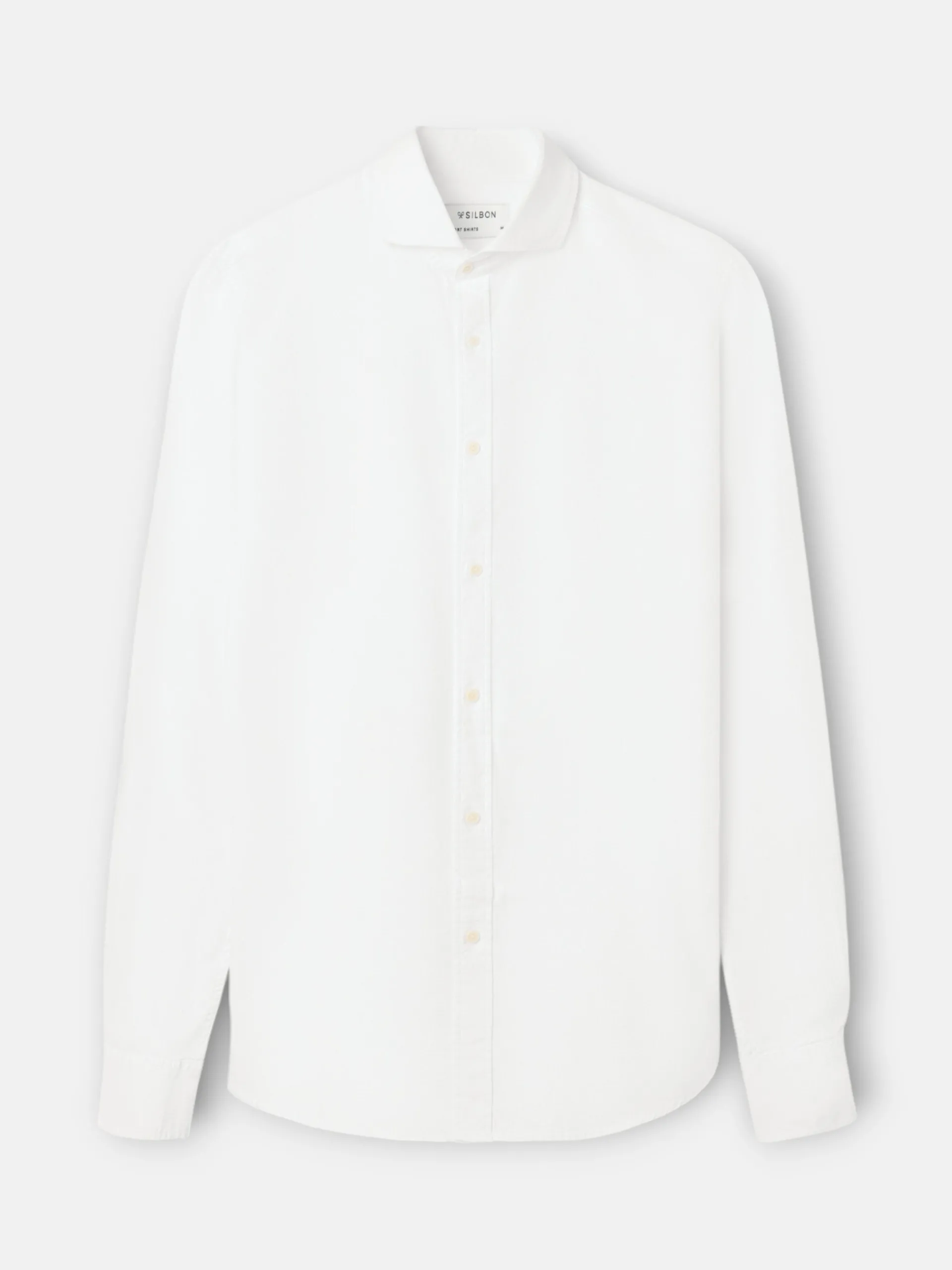 Silbon Smart Casual·Camisas Sport-Camisa sport estructura espiga Blanco