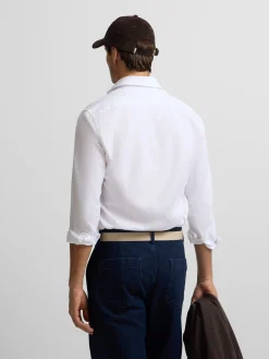 Silbon Smart Casual·Camisas Sport-Camisa sport estructura espiga Blanco