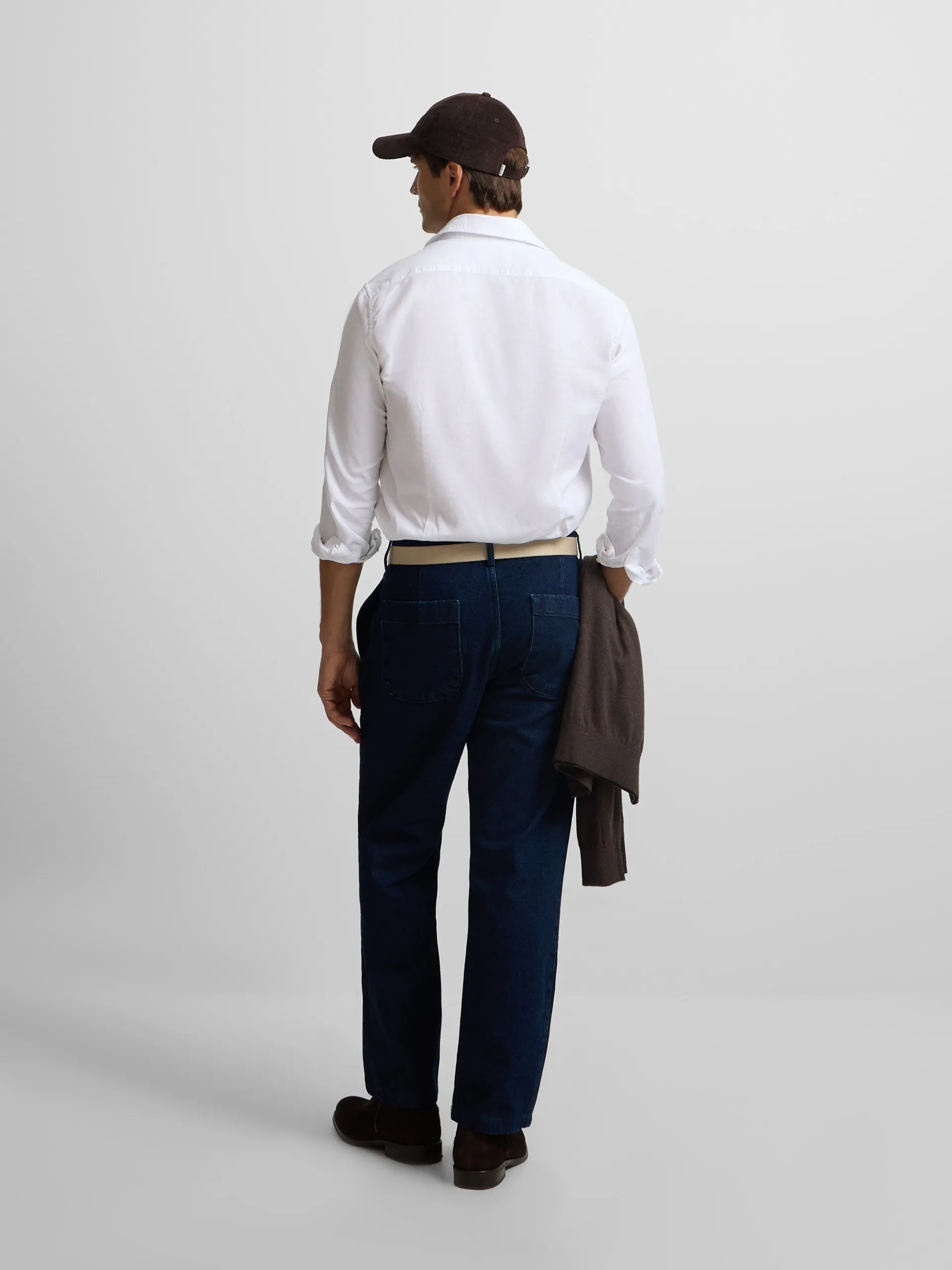 Silbon Smart Casual·Camisas Sport-Camisa sport estructura espiga Blanco