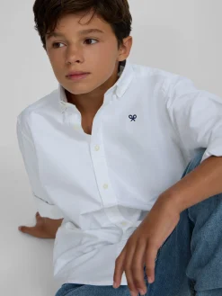 Silbon Camisas Y Poleras-Camisa sport kids clasica oxford blanca Blanco