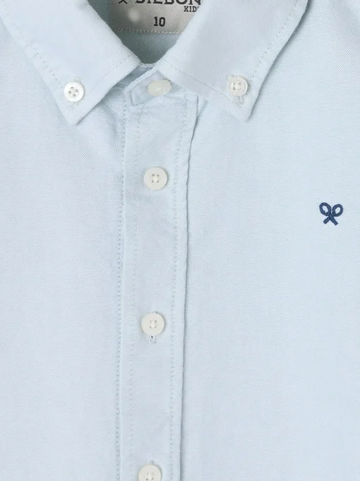 Silbon Camisas Y Poleras-Camisa sport kids oxford raqueta Verde