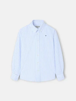 Silbon Camisas Y Poleras-Camisa sport kids oxford rayas azul Navy