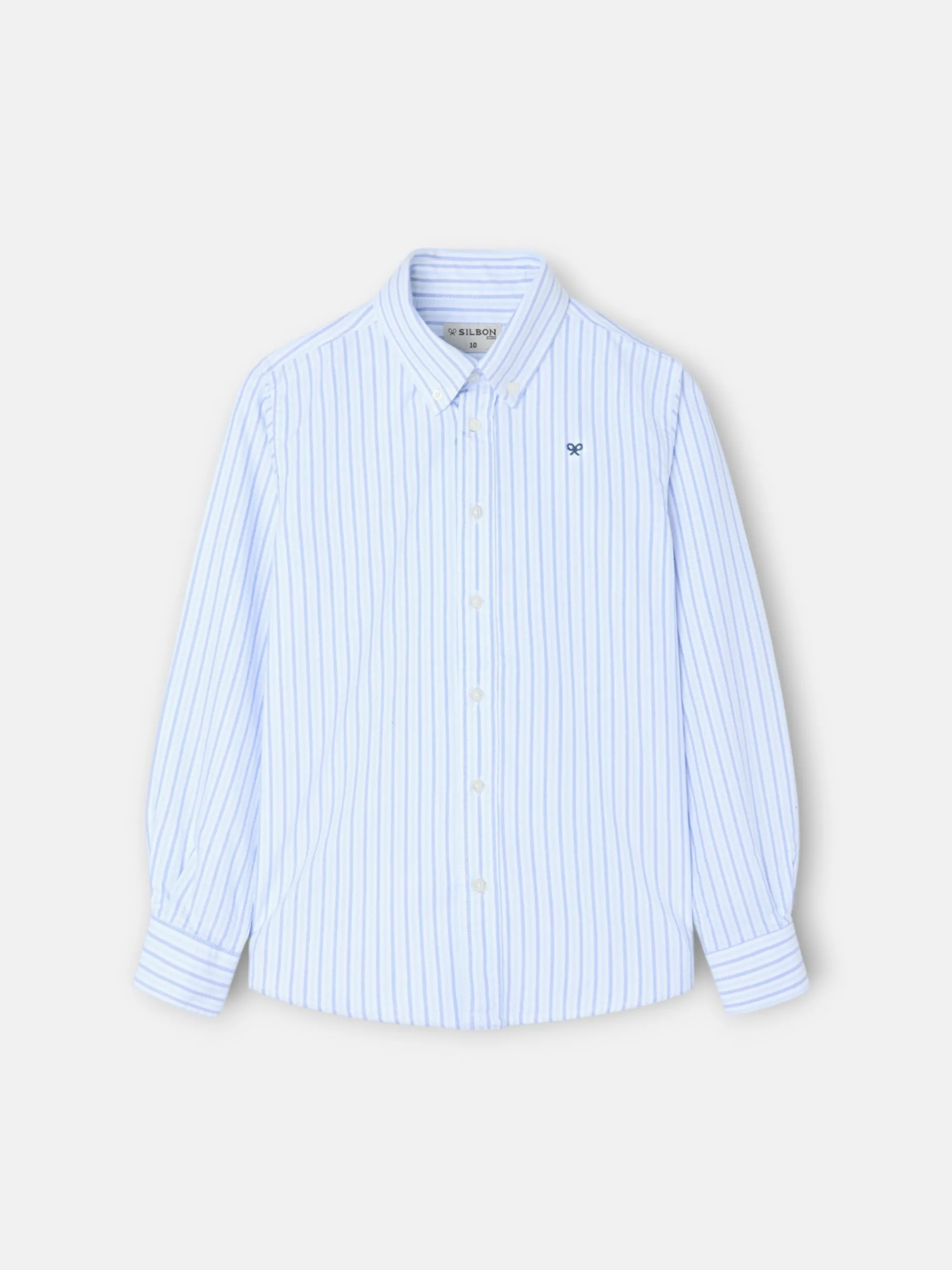 Silbon Camisas Y Poleras-Camisa sport kids oxford rayas azul Navy
