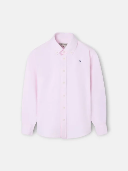 Silbon Camisas Y Poleras-Camisa sport kids oxford raqueta Rosa