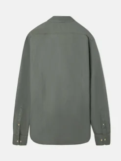Silbon Smart Casual·Camisas Sport-Camisa sport miniestructura verde oscuro Verde oscuro