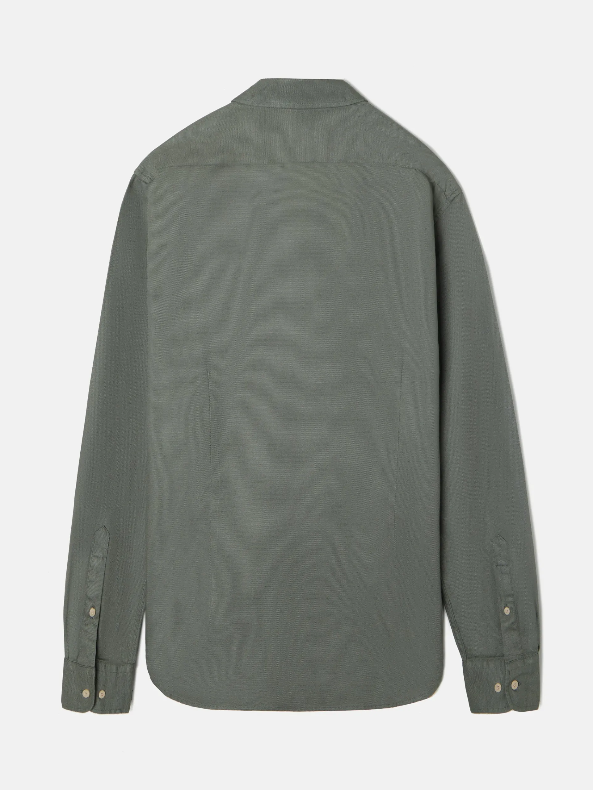 Silbon Smart Casual·Camisas Sport-Camisa sport miniestructura verde oscuro Verde oscuro