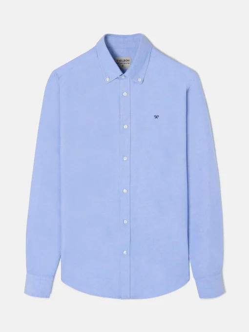 Silbon Smart Casual·Camisas Sport-Camisa sport oxford azul medio Azul medio