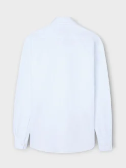 Silbon Smart Casual·Camisas Sport-Camisa sport oxford blanca raya fina Celeste