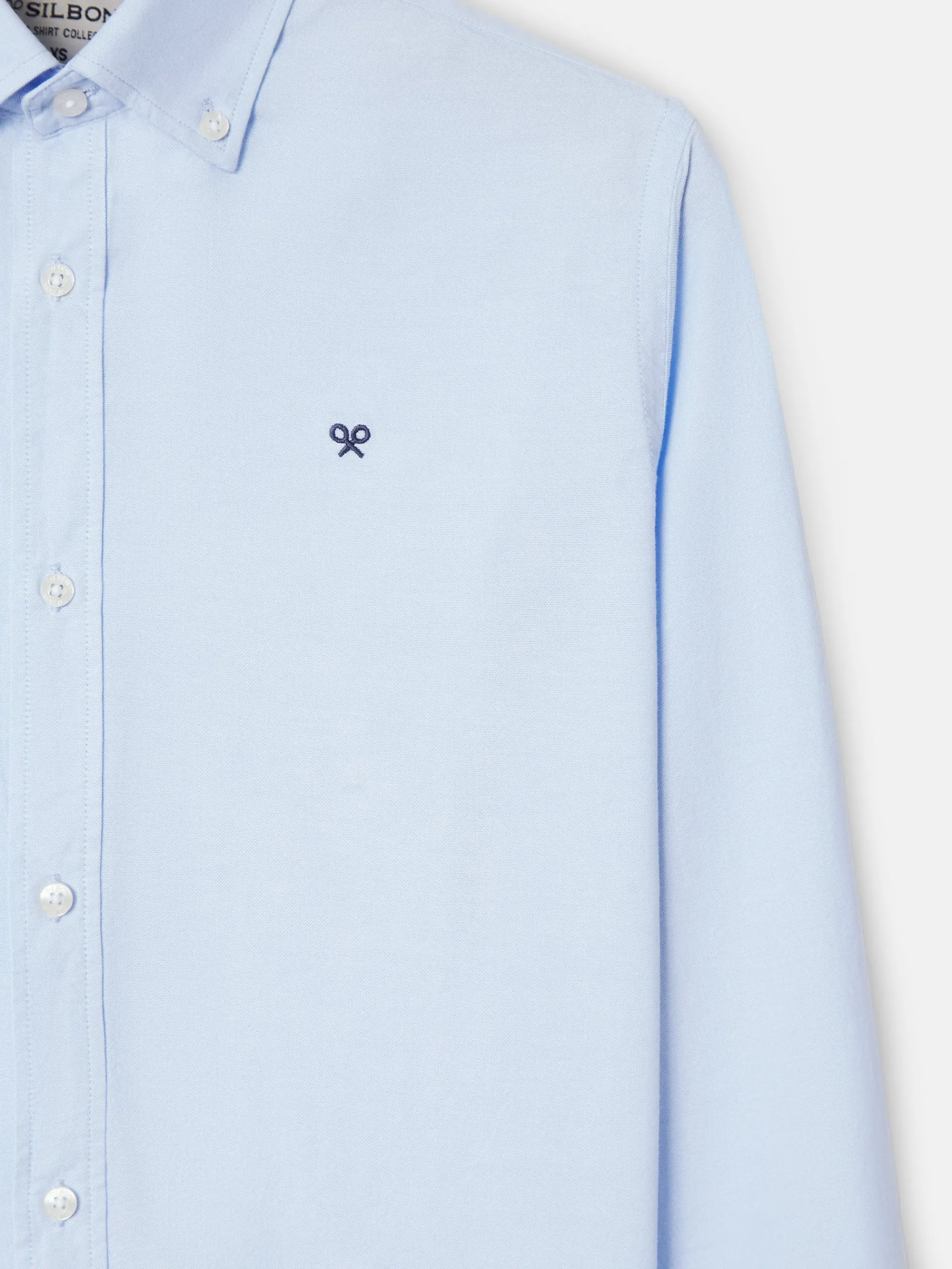 Silbon Smart Casual·Camisas Sport-Camisa sport oxford Celeste